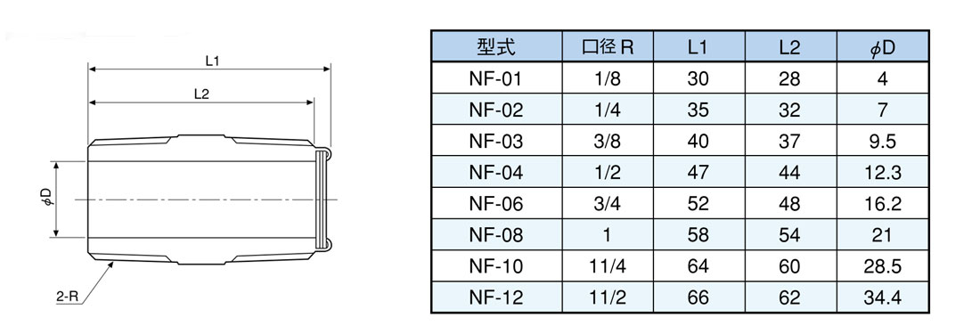 NF系列不锈钢直纹滤芯